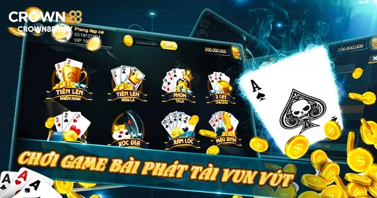 Top lựa chọn đáng chơi nhất tại game bài Crown88